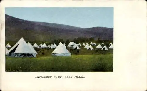 Ak Wicklow Irland, Artillery Camp, Glen Imaal