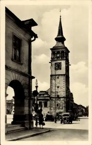 Ak Dobruška Gutenfeld Region Königgrätz, Masarykovo namesti