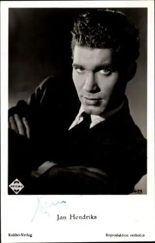 Ak Schauspieler Jan Hendriks, Portrait, Autogramm, Roman eines Frauenarztes