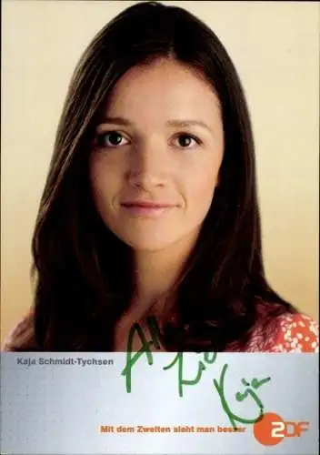 Ak Schauspielerin Kaja Schmidt-Tychsen, Portrait, Autogramm