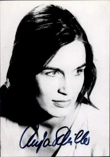Ak Schauspielerin Anja Schiller, Portrait, Autogramm