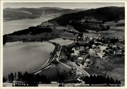 Ak Schluchsee im Schwarzwald, Fliegeraufnahme