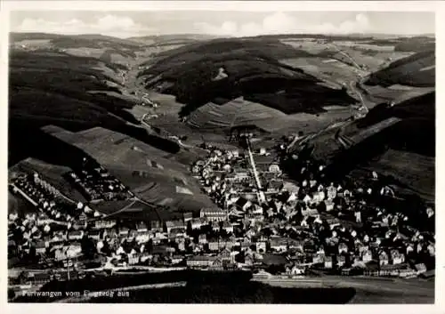 Ak Furtwangen im Schwarzwald, Fliegeraufnahme