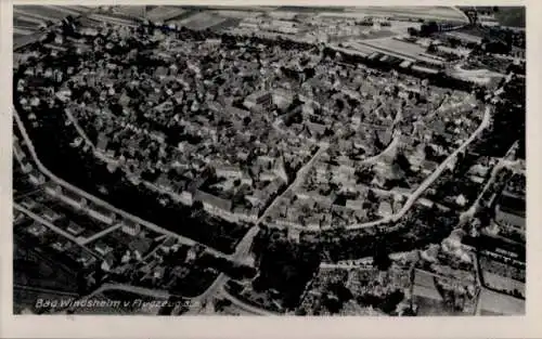 Ak Bad Windsheim in Mittelfranken, Fliegeraufnahme