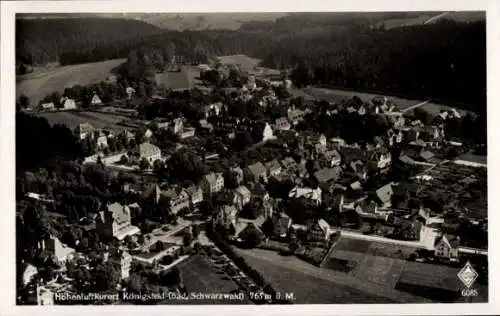 Ak Königsfeld im Schwarzwald Baden, Fliegeraufnahme