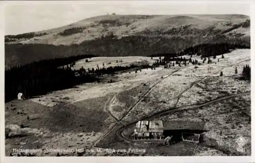 Ak Bernau im Schwarzwald, Herzogenhorn, Fliegeraufnahme, Feldberg