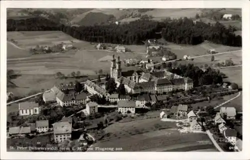 Ak St. Peter im Schwarzwald, Fliegeraufnahme