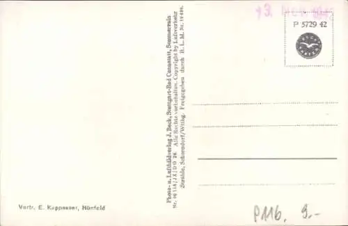 Ak Hünfeld in Hessen, Fliegeraufnahme