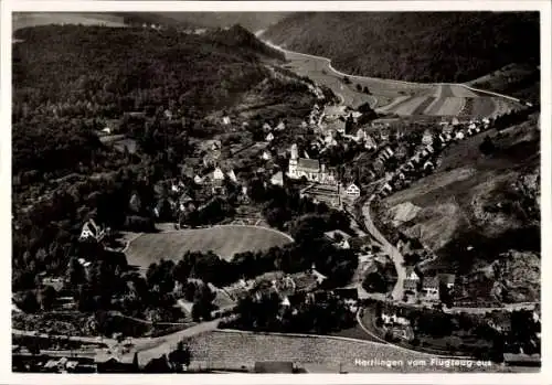 Ak Herrlingen Blaustein in Württemberg, Fliegeraufnahme