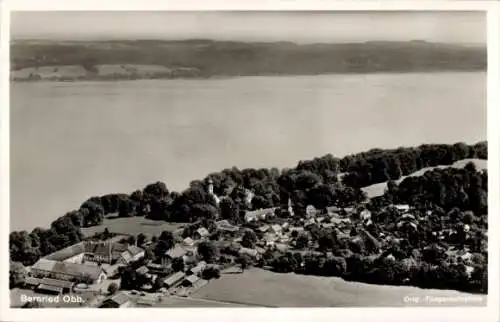 Ak Bernried am Starnberger See Oberbayern, Fliegeraufnahme