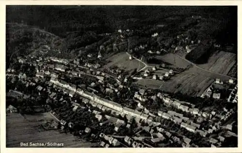 Ak Bad Sachsa im Harz, Fliegeraufnahme