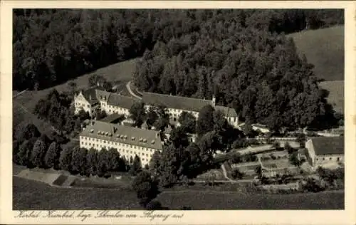 Ak Krumbach in Schwaben, Fliegeraufnahme Krumbad