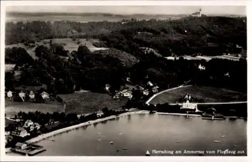 Ak Herrsching am Ammersee, Luftbild