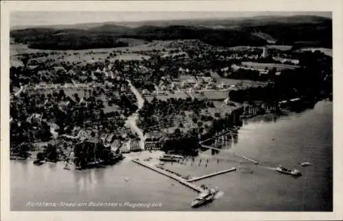 Ak Staad Konstanz am Bodensee, Fliegeraufnahme