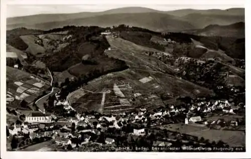 Ak Durbach in Baden Württemberg, Fliegeraufnahme