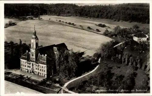 Ak Birnau Uhldingen Mühlhofen am Bodensee, Fliegeraufnahme