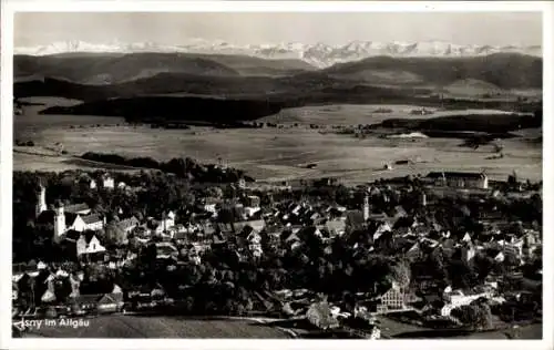 Ak Isny im Allgäu, Fliegeraufnahme