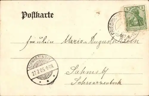 Ak Schwarzenbek in Lauenburg, Lauenburger Chaussée
