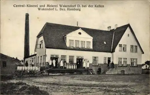 Ak Wakendorf I bei Bad Oldesloe, Central-Käserei, Meierei