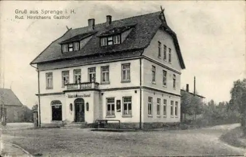 Ak Sprenge Steinburg im Kreis Stormarn, Gasthof Rud. Hinrichsen