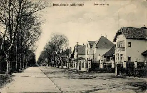 Ak Altkloster Buxtehude im Kreis Stade, Staderstraße