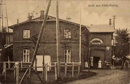 Ak Kölln Reisiek Reisig in Holstein, Gastwirtschaft im grünen Tal, Peter Hoyer