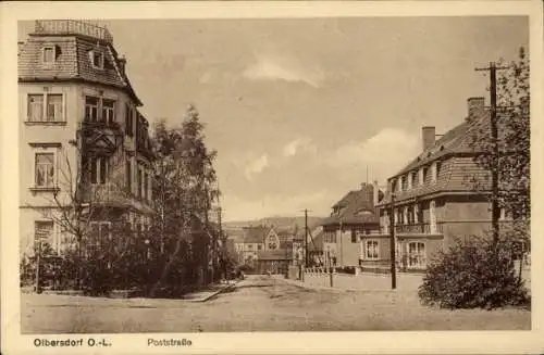 Ak Olbersdorf in Sachsen, Poststraße