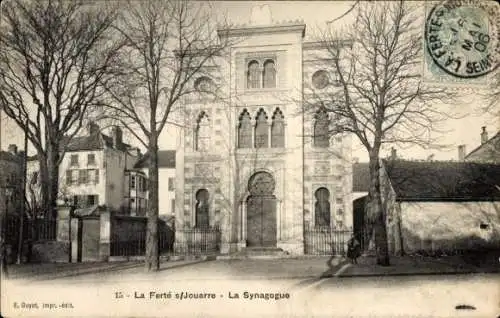 Judaika Ak La Ferte sous Jouarre Seine et Marne, Synagoge