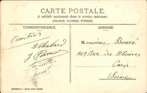 Judaika Ak La Ferte sous Jouarre Seine et Marne, Synagoge