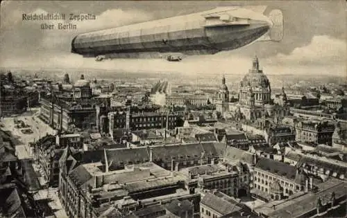 Ak Berlin, Reichsluftschiff Zeppelin