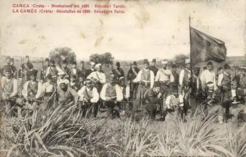 Ak Chania Kreta Griechenland, Revolution von 1896, türkische Freiwillige