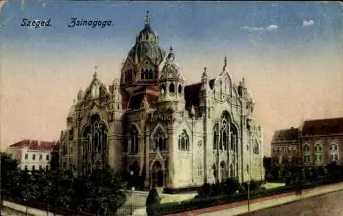 Judaika Ak Szeged Szegedin Ungarn, Synagoge