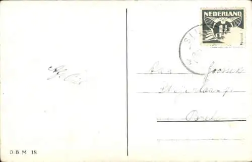 Ak Zeeland Niederlande, Mutter und Kind in Tracht am Ufer