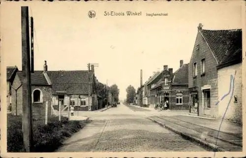 Ak Wynkel Sint Eloi Sint Eloois Winkel Westflandern Belgien, Iseghemstraat