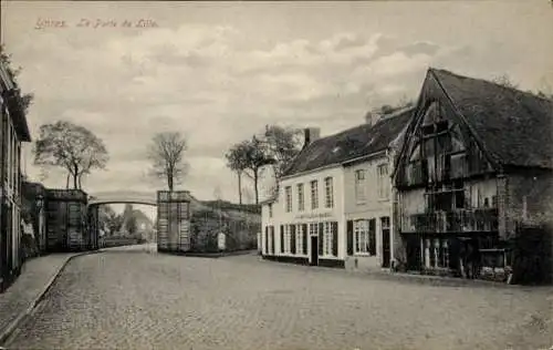 Ak Ypern Ypern Westflandern, Porte de Lille