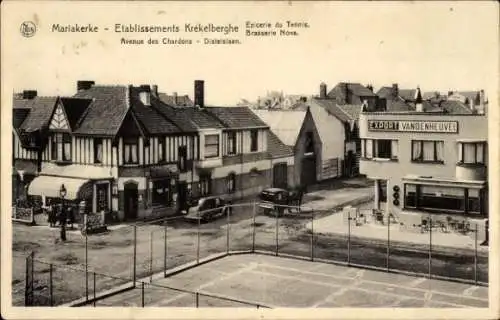 Ak Mariakerke Bains Ostende Westflandern, Einrichtungen Krekelberghe, Avenue des Chardons