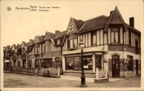 Ak Mariakerke Bains Ostende Westflandern, Avenue des Chardons