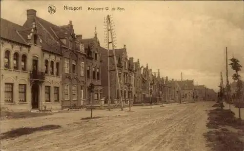 Ak Nieuport Nieuport Westflandern, Boulevard W. de Roo