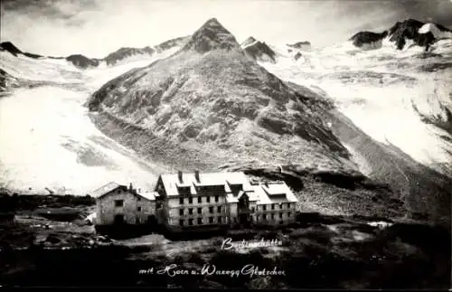 Ak Tirol, Berlinerhütte mit Horn und Waxegg Gletscher