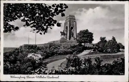 Ak Hohensyburg Syburg Dortmund, Kaiser-Wilhelm-Denkmal