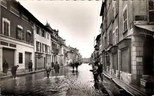 Ak Belleville sur Saone Saône et Loire, Rue de la Poste