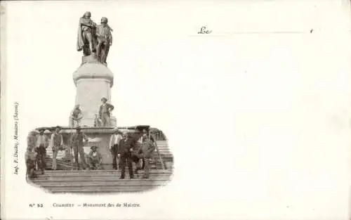 Ak Chambery Savoie, Monument des le Maistre