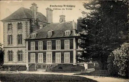 Ak Fontenay Trésigny Seine et Marne, Chateau du Vivier