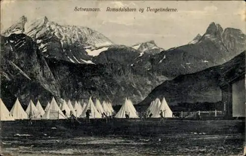 Ak Setnesmoen Norwegen, Romsdalshorn og Vengelinderne