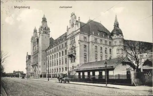 Ak Magdeburg an der Elbe, Justizpalast