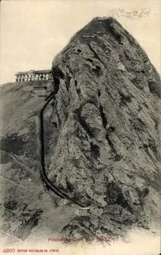 Ak Pilatusbahn, Eselwand und Berneralpen