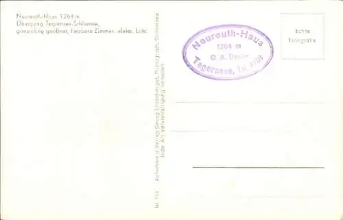 Ak Tegernsee in Oberbayern, Berg Neureuth, Neureuth Haus, Terrasse