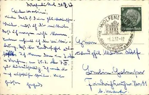 Ak Wolfenbüttel in Niedersachsen, Totalansicht