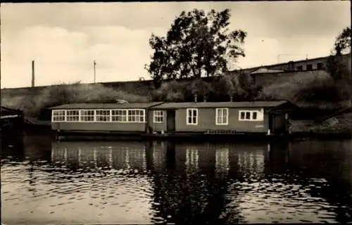 Ak Magdeburger Stadtmission, Kirchenschiff der Flussschiffermission