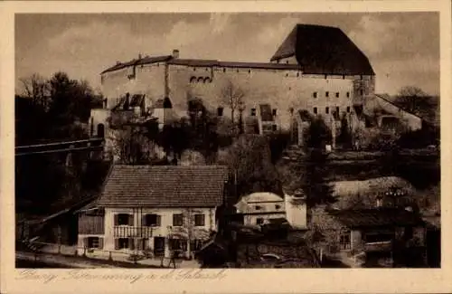 Ak Tittmoning in Oberbayern, Burg an der Salzach